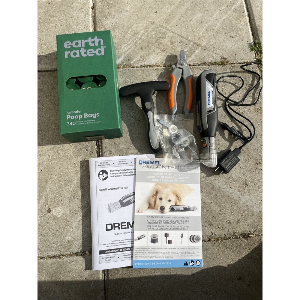 DREMEL PAWCONTROL 7760-PET Cordless Pet Nail Grooming Poop Bags